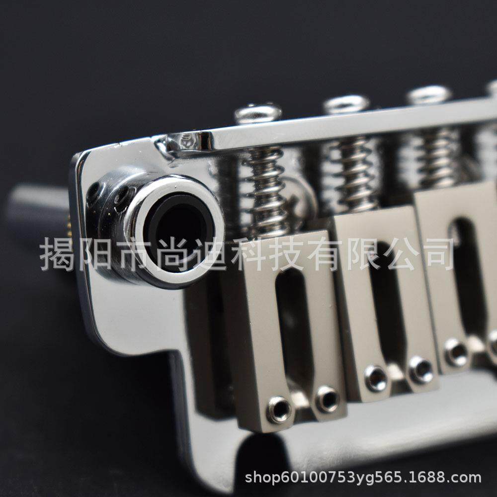 1245小平双摇桥底座10.8弦锌距合琴金电吉他6弦头鞍后穿弦螺丝配