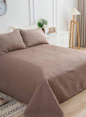 面春夏床盖白色床单OIP单四季通用厚榻件榻米大炕垫夹加棉双两用