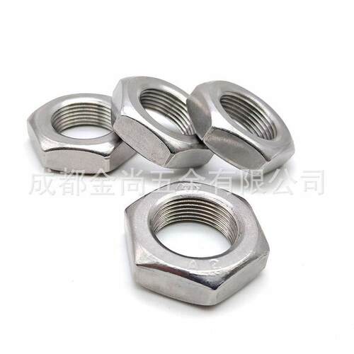 四锈川现货东明GB673不锈钢细EMO牙薄螺母MA8-M120不钢六角螺母2-