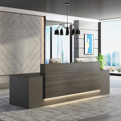 公司前台接待台创意收银台培训机构迎宾服务吧台办公桌酒店前台