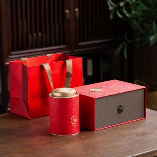 新款创意抽屉式古树单罐红茶包装盒空礼盒茶化石碎银子一斤装通用,包装,茶叶包装,淘宝优惠券,粉丝福利购,淘宝优惠卷