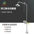 睿英304不锈钢复合式 洗眼器 紧急喷淋洗眼器验厂