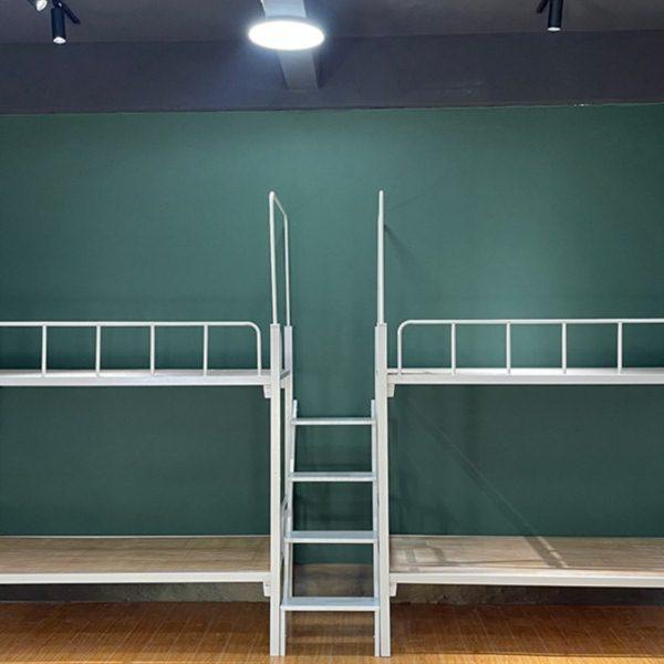 上下铺铁架床学生宿舍员工上双层铁床四人连体双层中间楼梯高低床,商业/办公家具,学校双层床/宿舍床,淘宝优惠券,粉丝福利购,淘宝优惠卷
