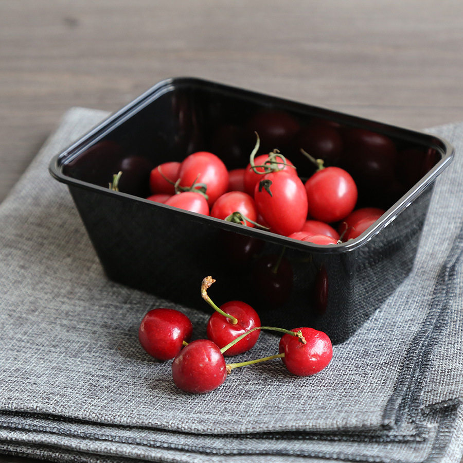 一次性打包盒1000ml 外卖盒长方形塑料保鲜盒便当盒高端加厚饭盒