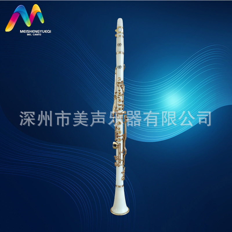 塑料单簧管初学黑管学生练习乐器G调20键单簧管源头厂家