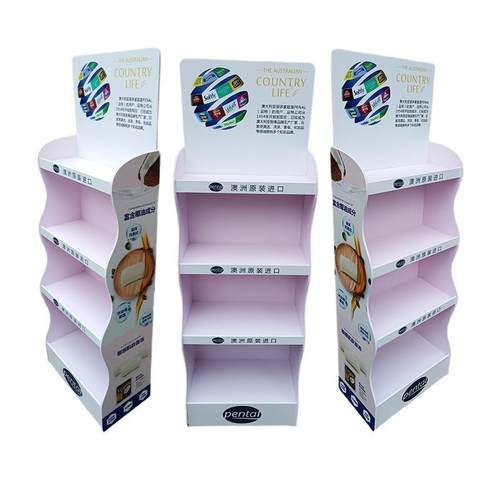 日用品货架牛奶展柜展示架饮料展架PVC安迪板雪弗板产品展示架