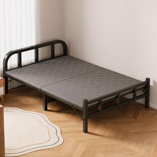 折叠床单人床成人卧室家用一米二小床加固简易客人临时钢架双人床