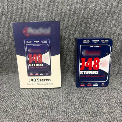J48di盒STEREO双通道摇滚吉他电贝司箱琴键盘电声乐器