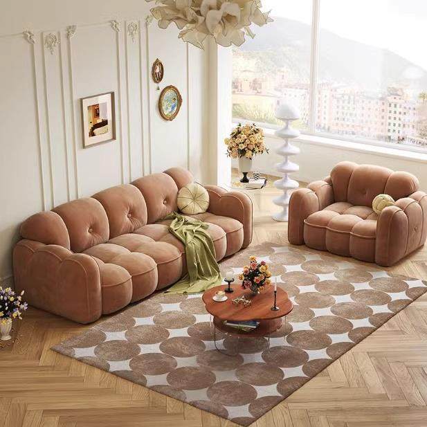 2023北欧设简约现代计师小户型客厅云朵沙发绒布豆腐块拼色法式奶,农用物资,其他肥料,淘宝优惠券,粉丝福利购,淘宝优惠卷