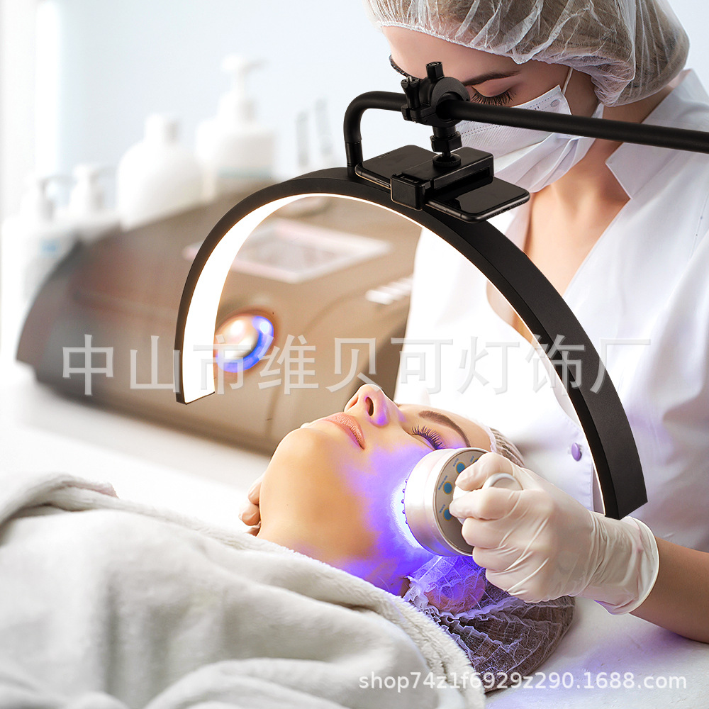 半月灯 24寸美容补光钻石美甲美睫毛纹绣U型 美容灯