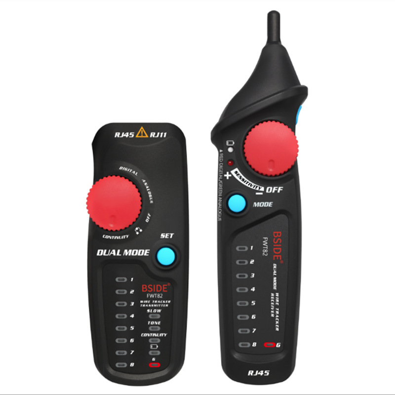 BSIDE模拟加数字双模式抗干扰寻线智能网络通断巡线仪对线器FWT82