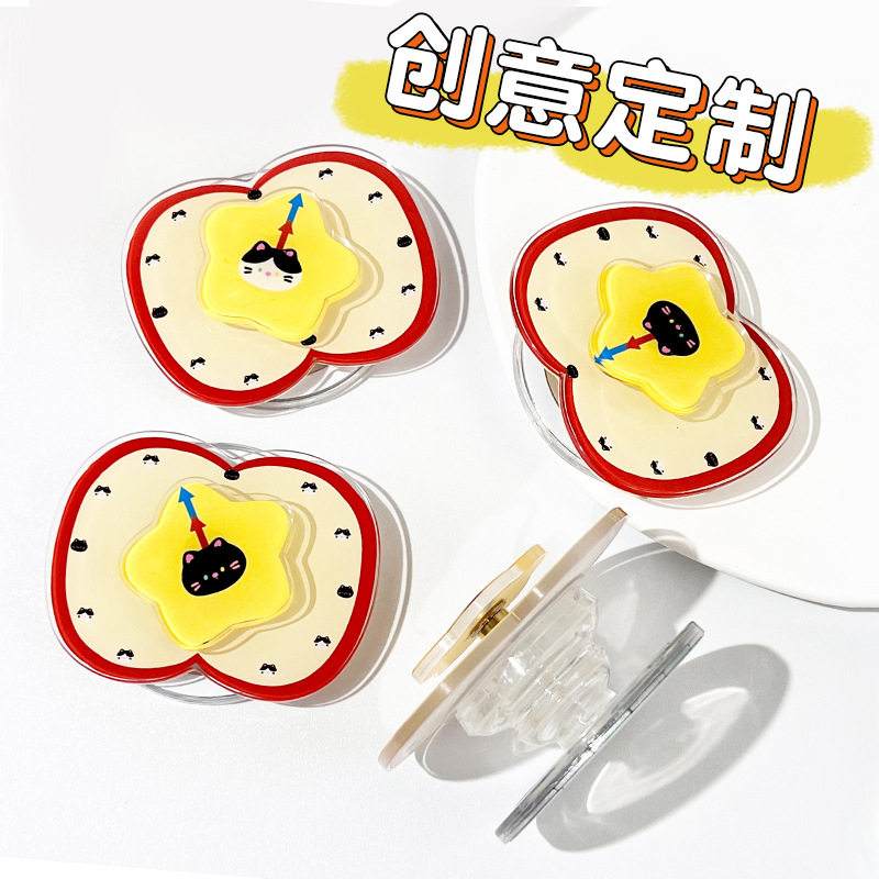 趣味磁吸亚克力气囊支架手机壳防