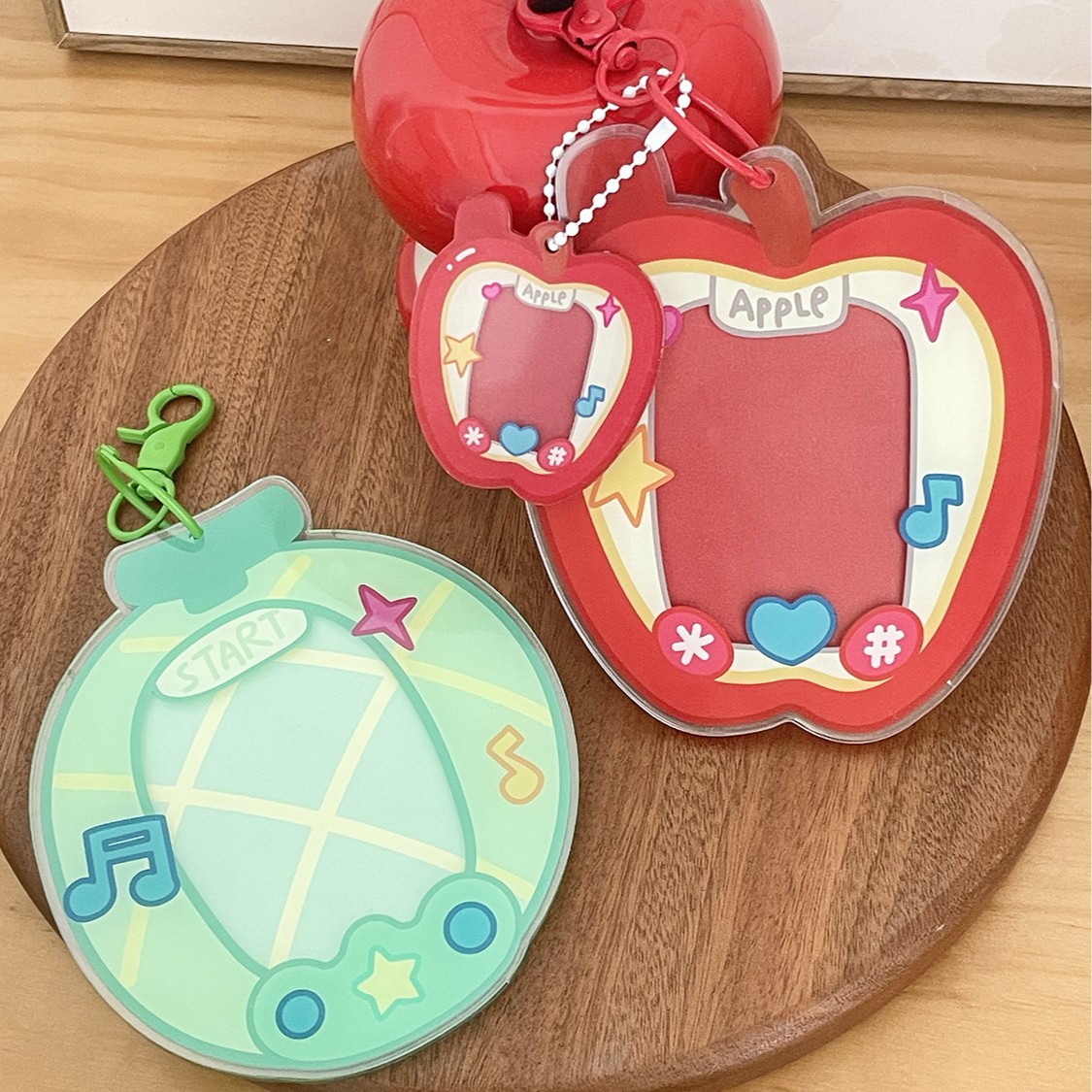 亚克力水果系列卡套创意可爱包挂