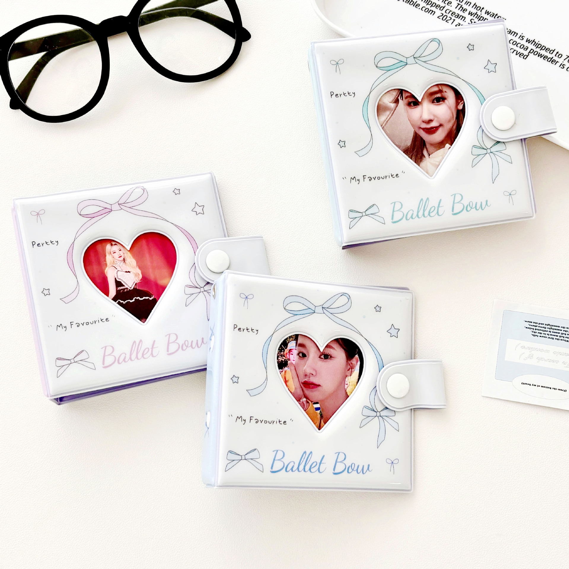 原创ins简约芭蕾蝴蝶结风三孔活