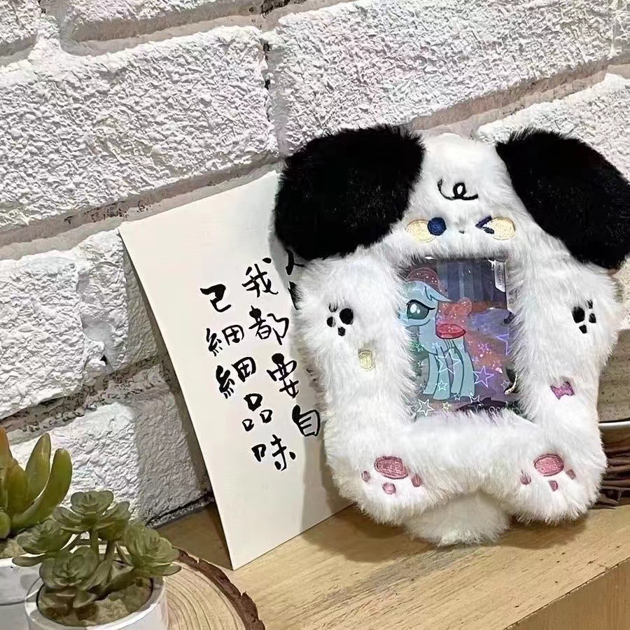 可爱多种动物毛绒卡套高颜3寸小