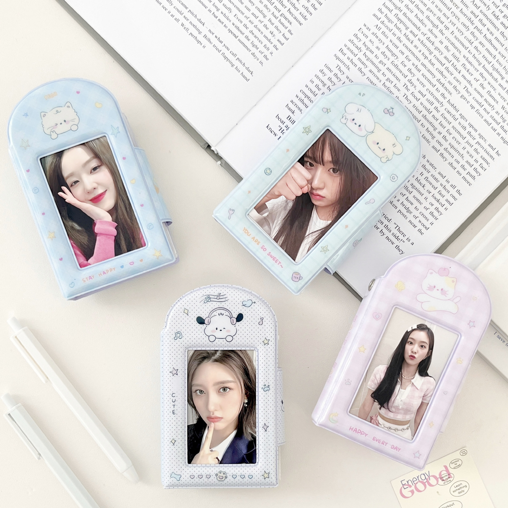 原创ins简约小狗猫咪拍立得卡册