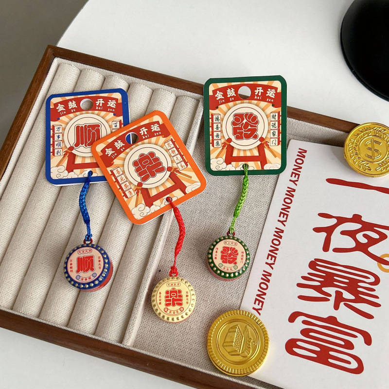 水音铃铛挂饰开运鼓万事顺利福运