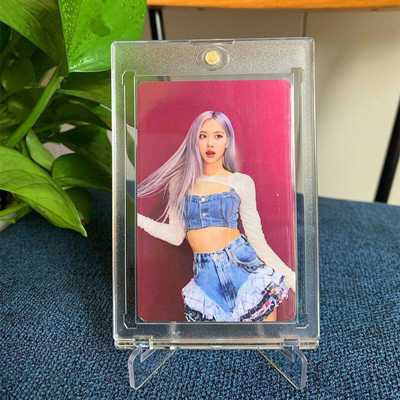 明星卡 小马宝莉小卡卡砖保护套磁吸卡套火影高清卡砖卡盒展示装带挂