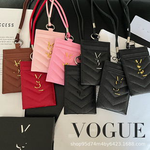 实力厂家现货卡包卡套工作牌V型潮牌大牌鱼子酱