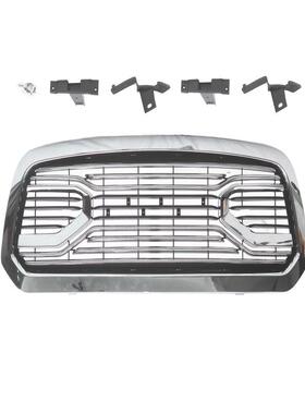 适用于RAM1500公羊道奇13-18款中网电镀中网前脸改装件