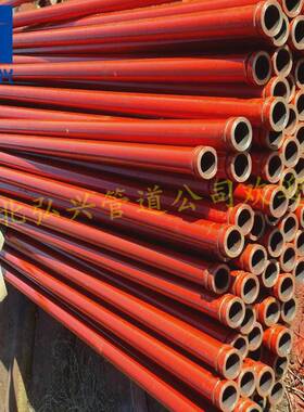 DN80DN100细石砂浆泵直管3米无缝直缝细石混凝土输送泵管
