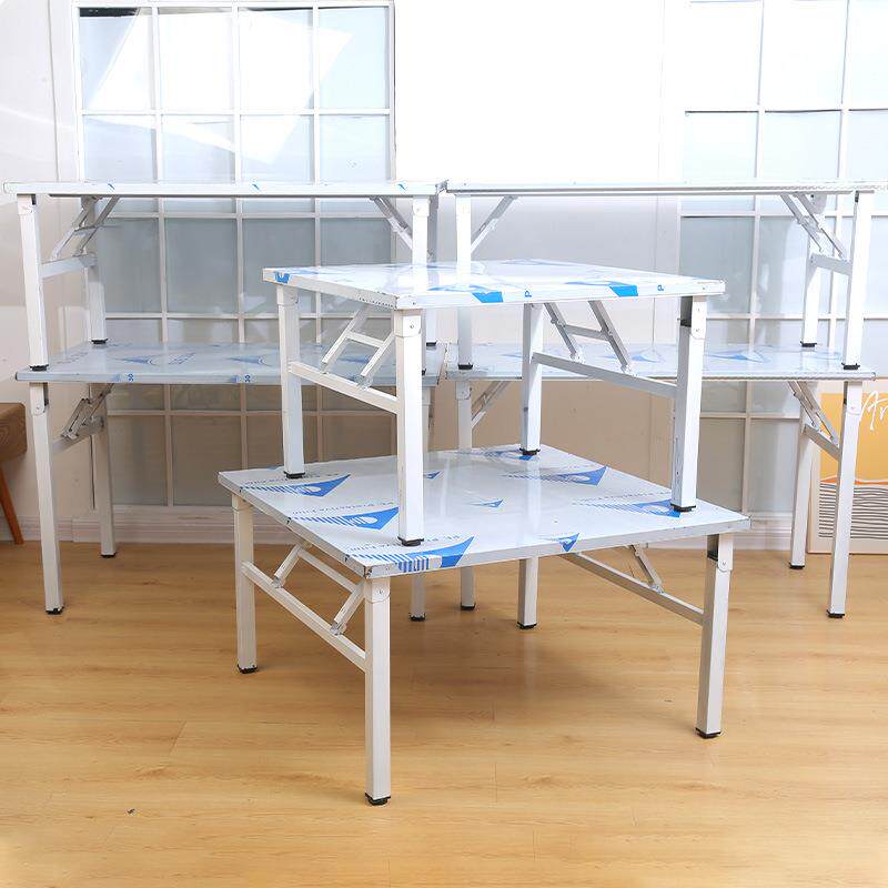 烧烤摊折叠桌出租房饭店餐桌简约家用小方桌夜市摆摊吃饭小桌子