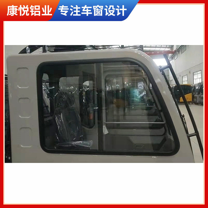 工程车侧窗夹层玻璃厂家面包车铝窗塔吊车窗汽车大巴侧窗玻璃