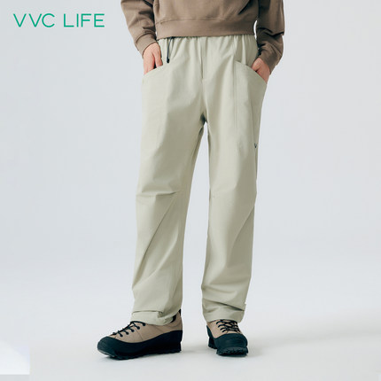 VVClife町目多功能微锥裤男女同款2025年冬季新款百搭休闲长裤