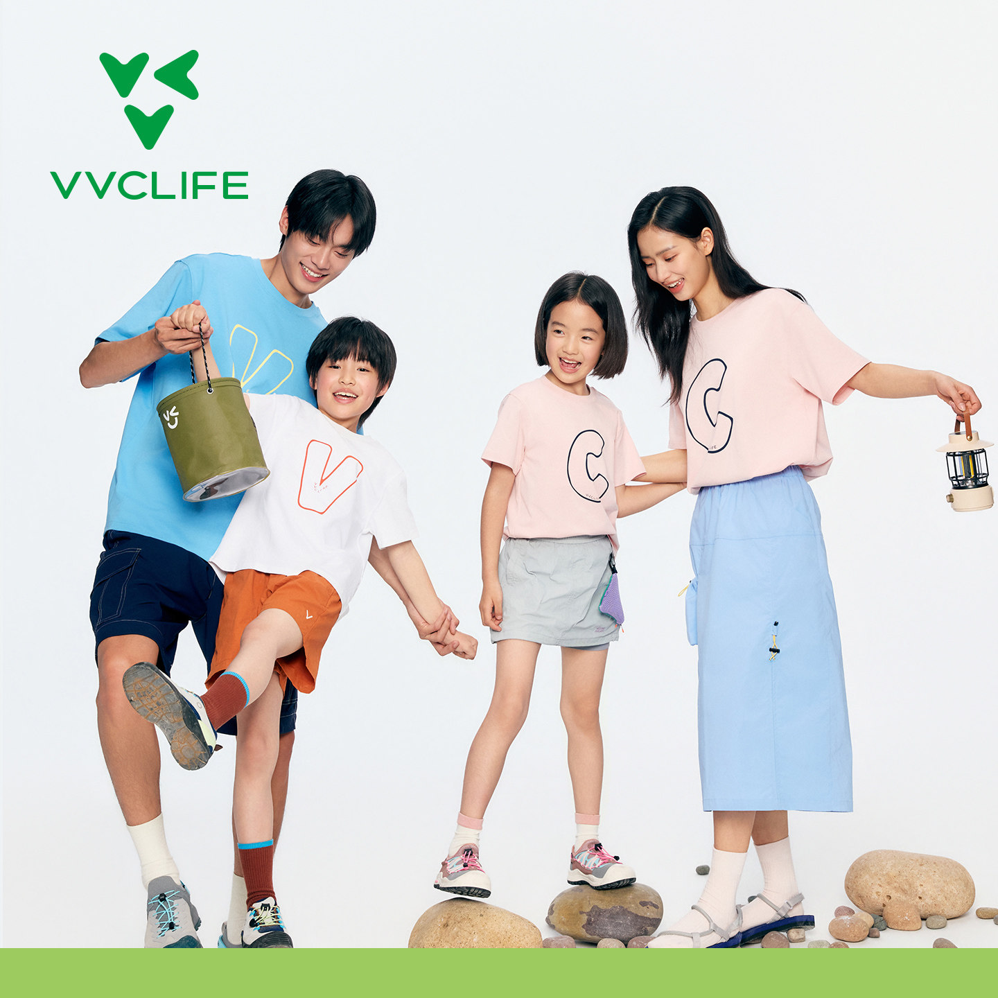 VVCLIFE·造趣亲子夏薄款短袖T恤图片
