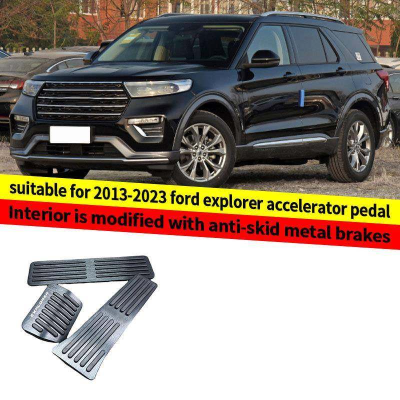 适用13-23款福特探险者油门踏板内饰改装防滑金属刹车休息脚踏板,电子元器件市场,其它元器件,淘宝优惠券,粉丝福利购,淘宝优惠卷
