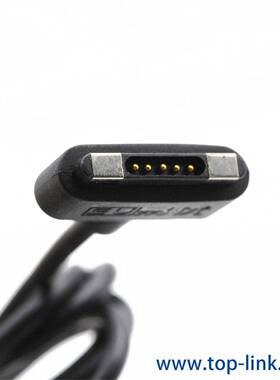 [现货]拓普联科USB磁吸线-黑-5P弹簧针pogopin连接器