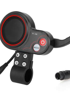 KUGOOM4电动滑板车显示器黑色六针显示仪表显示盘TF-100仪表屏幕