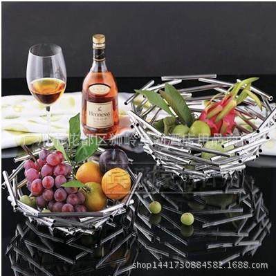 外贸不锈钢果篮KTV自助餐水果盘时尚创意高档果盆果盘果篮,农用物资,其他肥料,淘宝优惠券,粉丝福利购,淘宝优惠卷