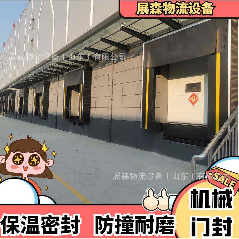 物流冷库固定式机械门封防撞耐磨密封