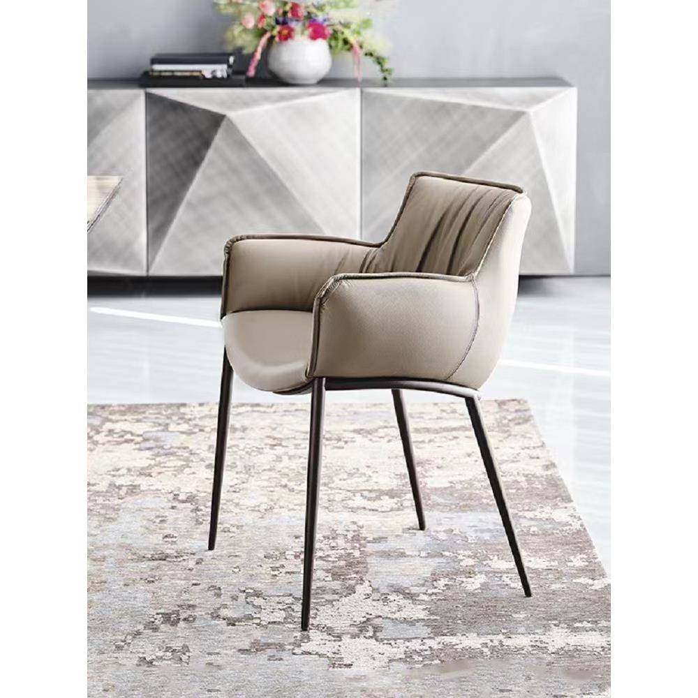 意式现代简约真皮餐椅轻奢书椅家用餐厅休闲靠背椅子北欧大师设计,纺织面料/辅料/配套,纺织机械配件,淘宝优惠券,粉丝福利购,淘宝优惠卷