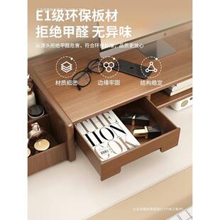 面工位电脑增高架台式显示器架子带抽屉托架收纳置物架家用办包邮