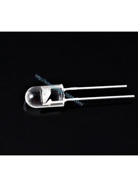 5mm圆头透明冰蓝白双闪F5圆头led灯珠深圳制造粉红色冷白光