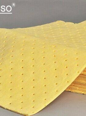 TESO化学品吸液片吸酸棉耐磨黄色化学吸液棉片