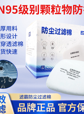 工齐有6N11 KN95过滤棉 盖子通用 5N11cn过滤棉 防毒面 MD601配件