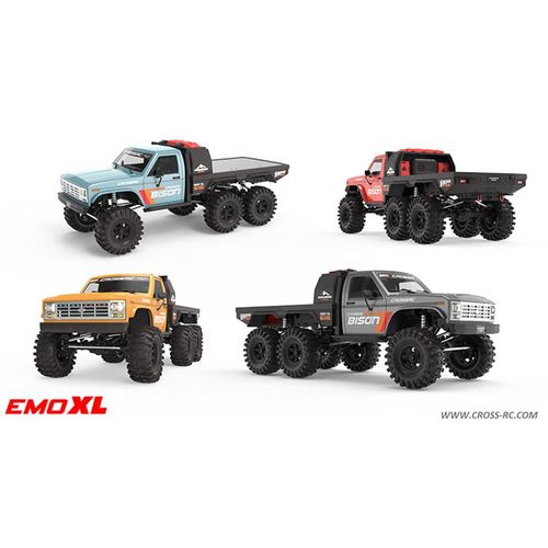 CRC EMO XL大野牛1/8遥控电动攀爬车6X6驱越野车RTR RC模型车