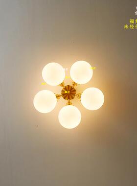 全铜防水led吸顶灯卫生间阳台儿童房间照明圆形防虫灯楼梯间顶灯