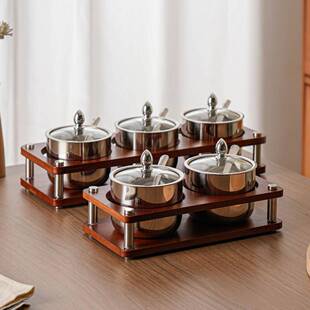 调料罐带柄手收纳盒厨房盐罐花椒佐料密封罐大容量调味罐调料瓶