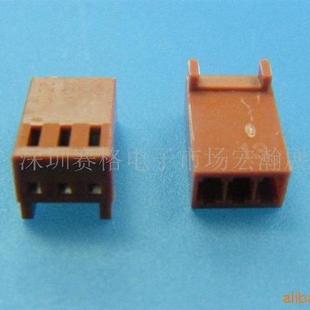 2510C 3Y棕色高脚2.5MM间距短靠背线对板胶壳连接器