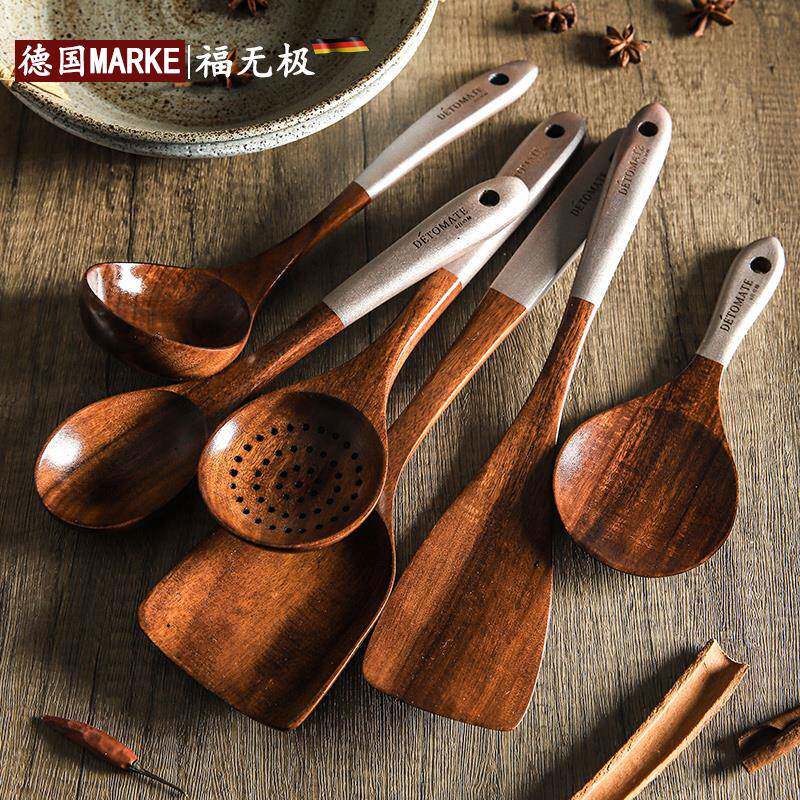 家用木锅铲厨房木头木铲不粘锅炒菜铲子木质厨具饭勺套装