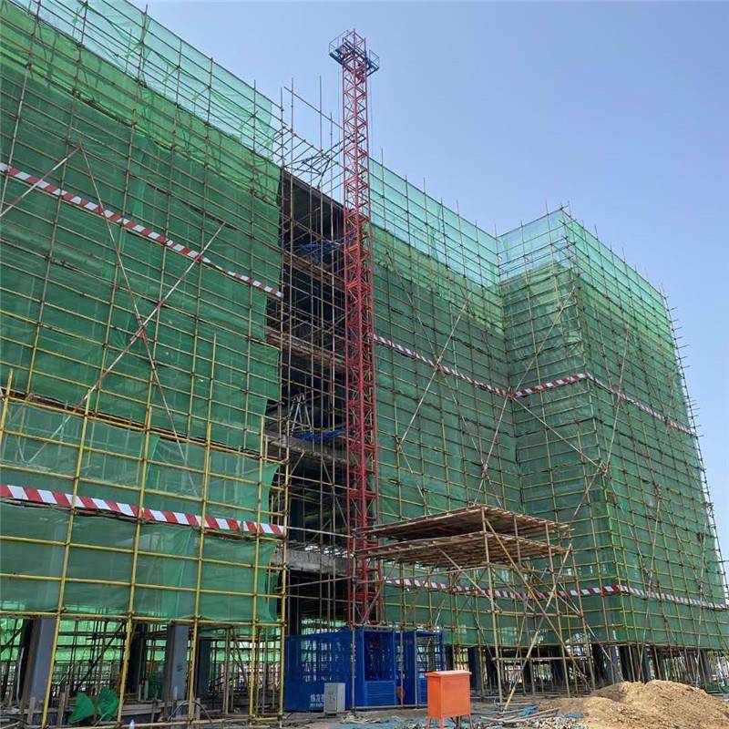 供应建筑工地双吊笼龙门架提升机高空施工升降吊篮双吊篮升降机