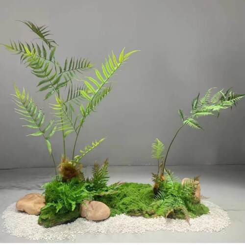 仿真绿植造景室内假植物景观装饰商场橱窗楼梯间摆景树落地装饰
