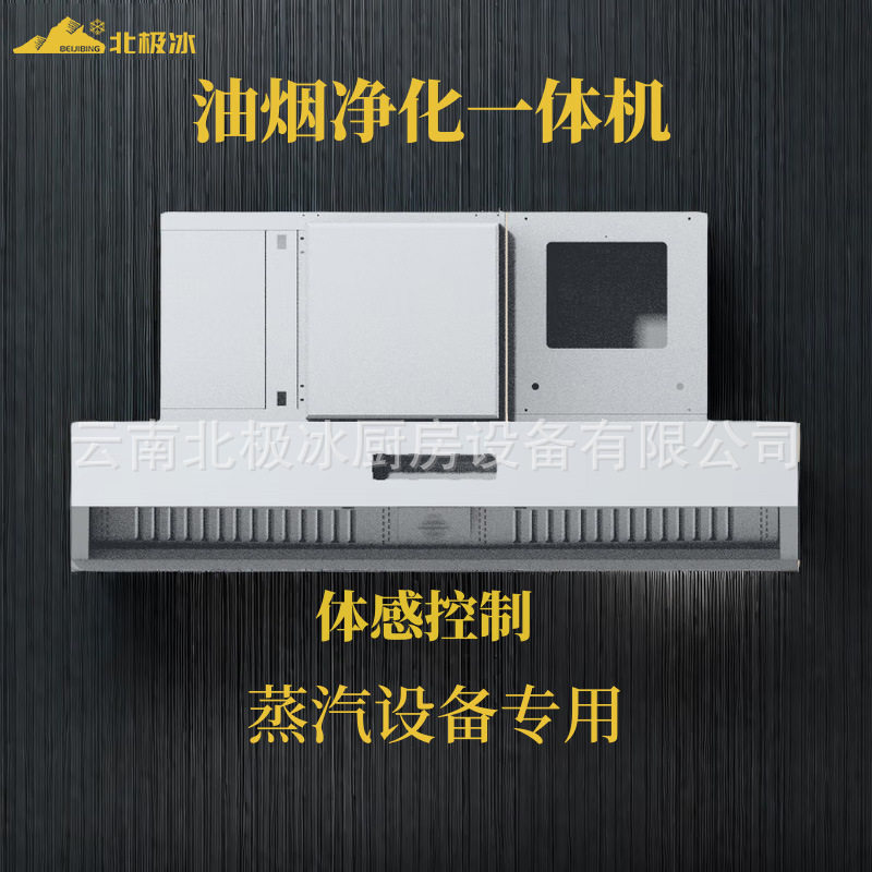 蒸汽设备专用复合型油烟净化一体机低空直排体感控制油烟一体机