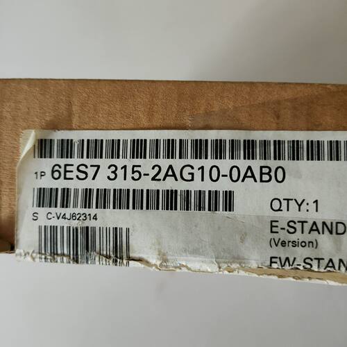 可编控制器PLC 6ES7 315-2AG10-0ABO