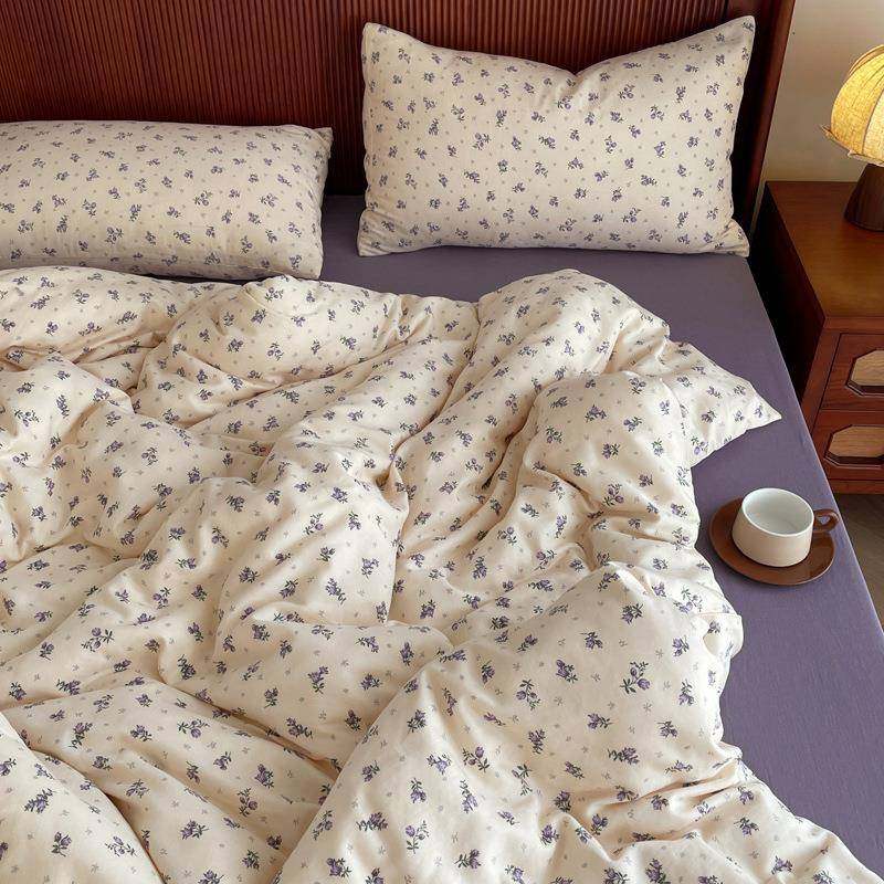 A类母婴级全棉小碎花双层纱四件套可裸睡亲肤软糯纯棉床上三件套,农用物资,其他肥料,淘宝优惠券,粉丝福利购,淘宝优惠卷