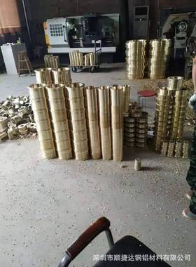 国标五金零部件QAL9-4铝青铜套高硬度QSN555离心铸造锡青铜套